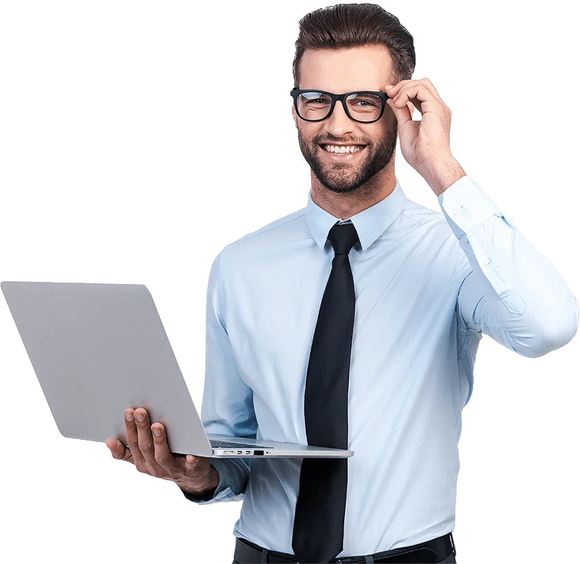 Main Home Page 1 business consultant hero man